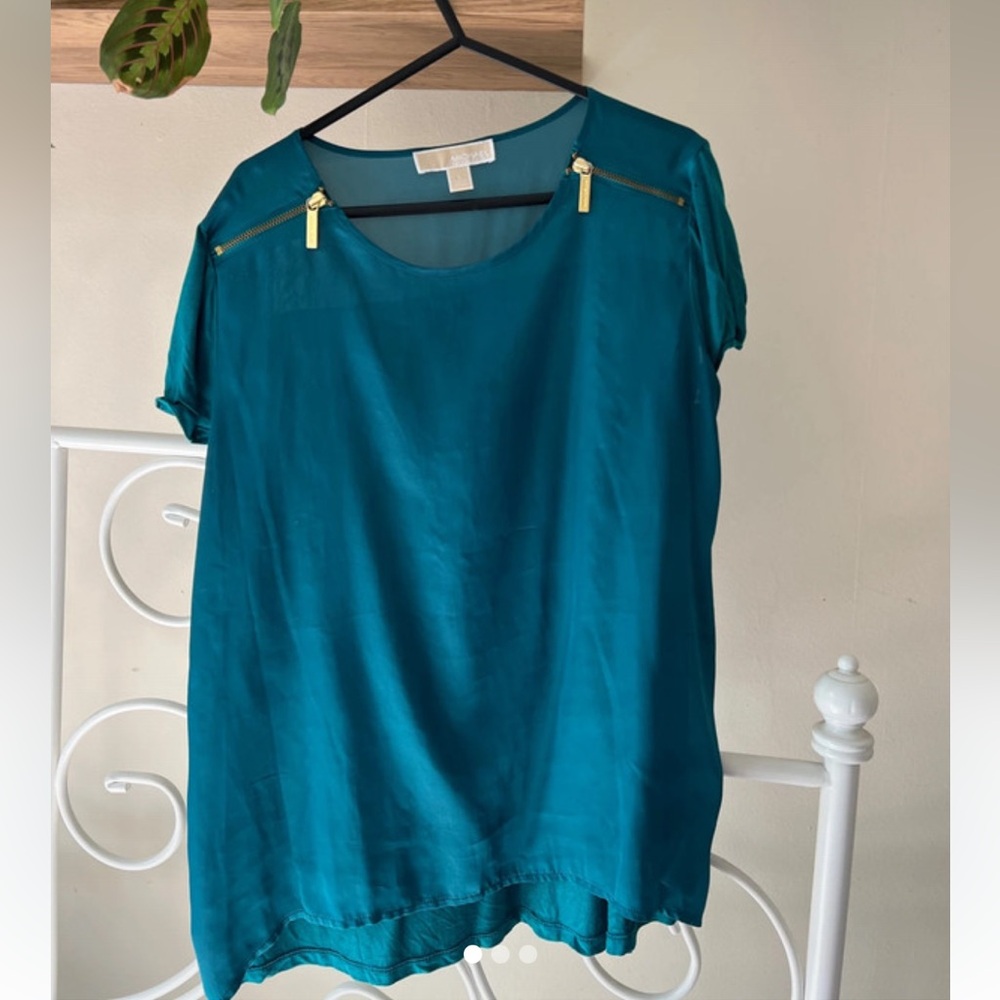 Michael Kors Turquoise Blouse